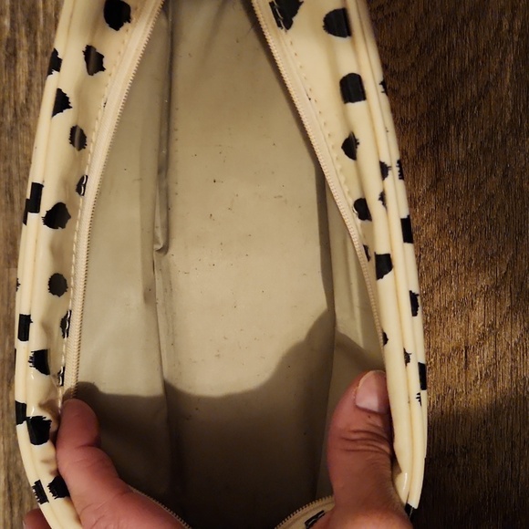 Kate Spade Cream and Black Polka - Dot Cosmetic Case 2 piece set - Picture 5 of 11